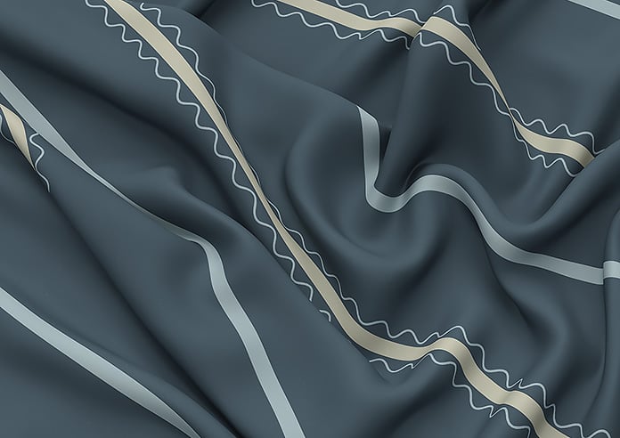 The British Stripe Co. Alfred, Polzeath No.1 - Roman Blind - Image 4